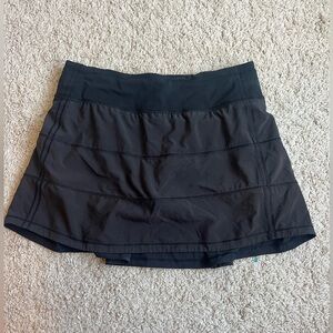 Lululemon black pace rival skirt *long